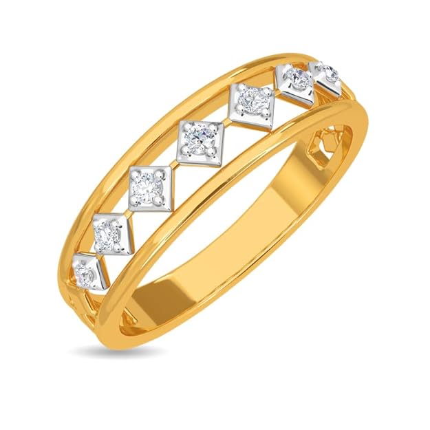 real gold & diamond ring