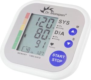 dr. morepen blood pressure monitor model bp 02