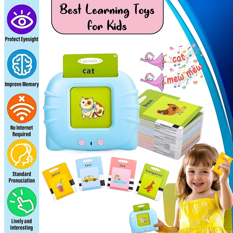 cognitive skills flash card learning device toy