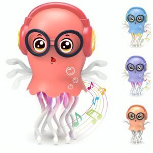 Home dancing jellyfish toy, crawling baby toy, musical baby toy
