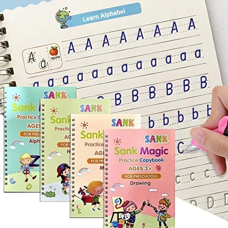 Home sank magic practice copybook set for kids