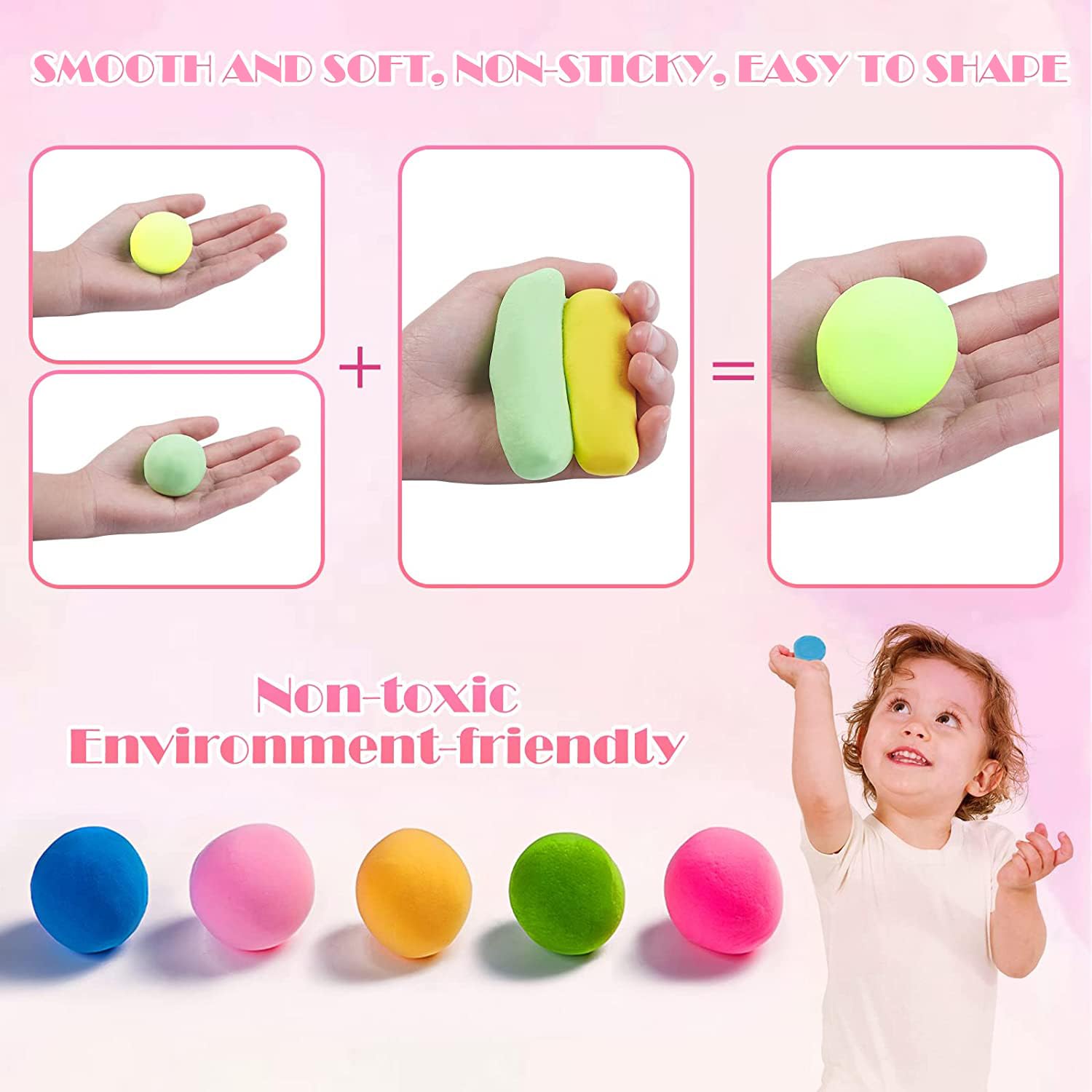 24 pcs air dry clay for kids with 6 sculpting tools 24 pcs air dry clay for kids with 6 sculpting tools
