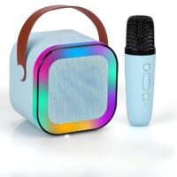 wireless karaoke mic, bluetooth party speaker